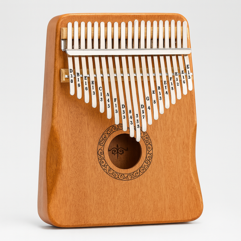 Kalimba Thumb Piano | 17-Key Blue Wood Finger Piano
