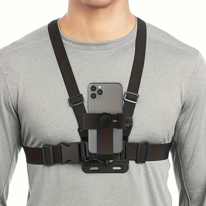 Phone Chest Mount Harness | Adjustable POV Camera Strap System