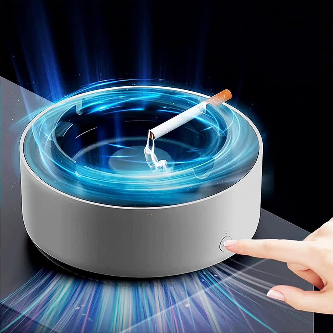 Smart Air Purifier Ashtray | Multi-Layer Smoke Filtration System
