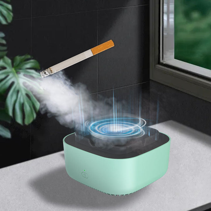 Smart Air Purifier Ashtray | Multi-Layer Smoke Filtration System