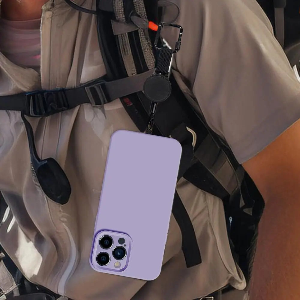 Retractable Phone Security Holder | Anti-Theft Belt Clip Design