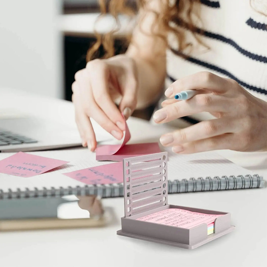Desktop Note Roller Desktop Note Organizer | Precision Template Storage Box – Solentodeals