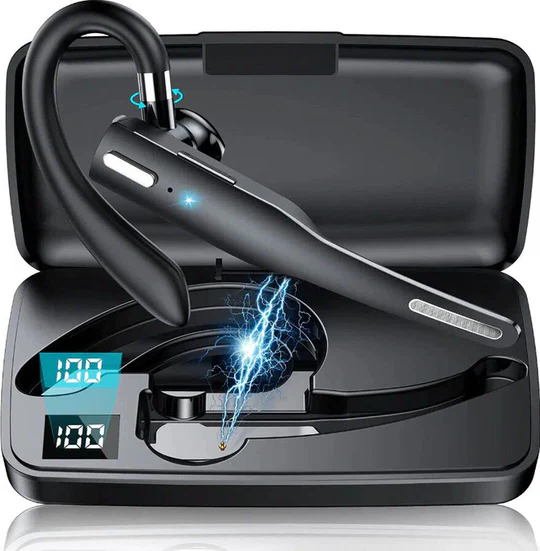 Bluetooth Headset | Professional Noise Cancelling with Digital Display