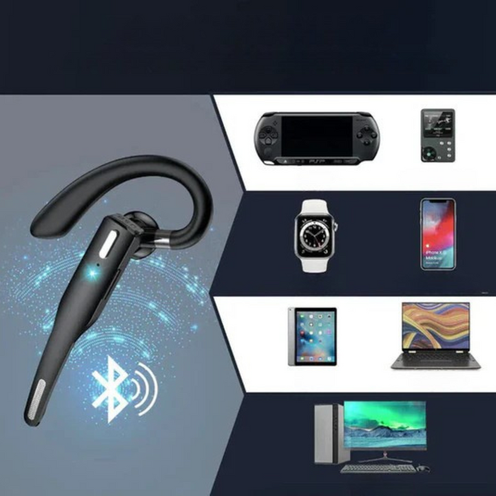 Bluetooth Headset | Professional Noise Cancelling with Digital Display