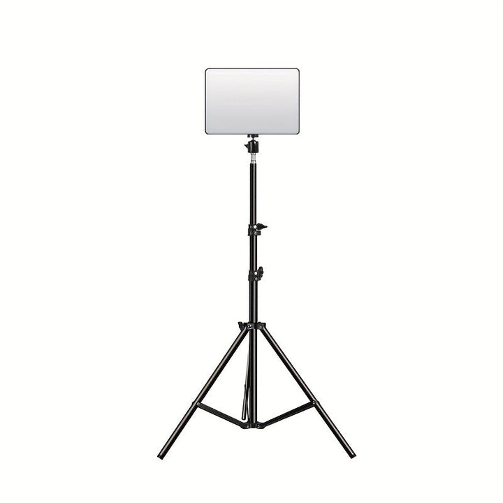 LED Photography Light Stand | Adjustable Aluminum Tripod With Studio Lamp