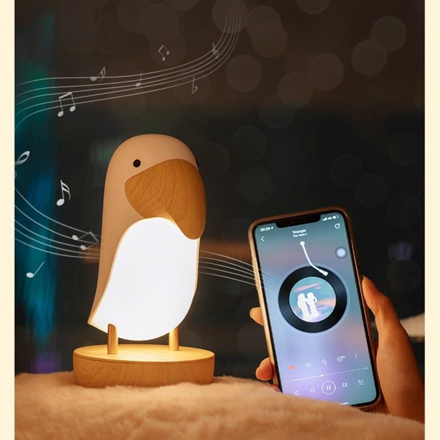 Toucan Night Light | LED Lamp with Bluetooth Speaker